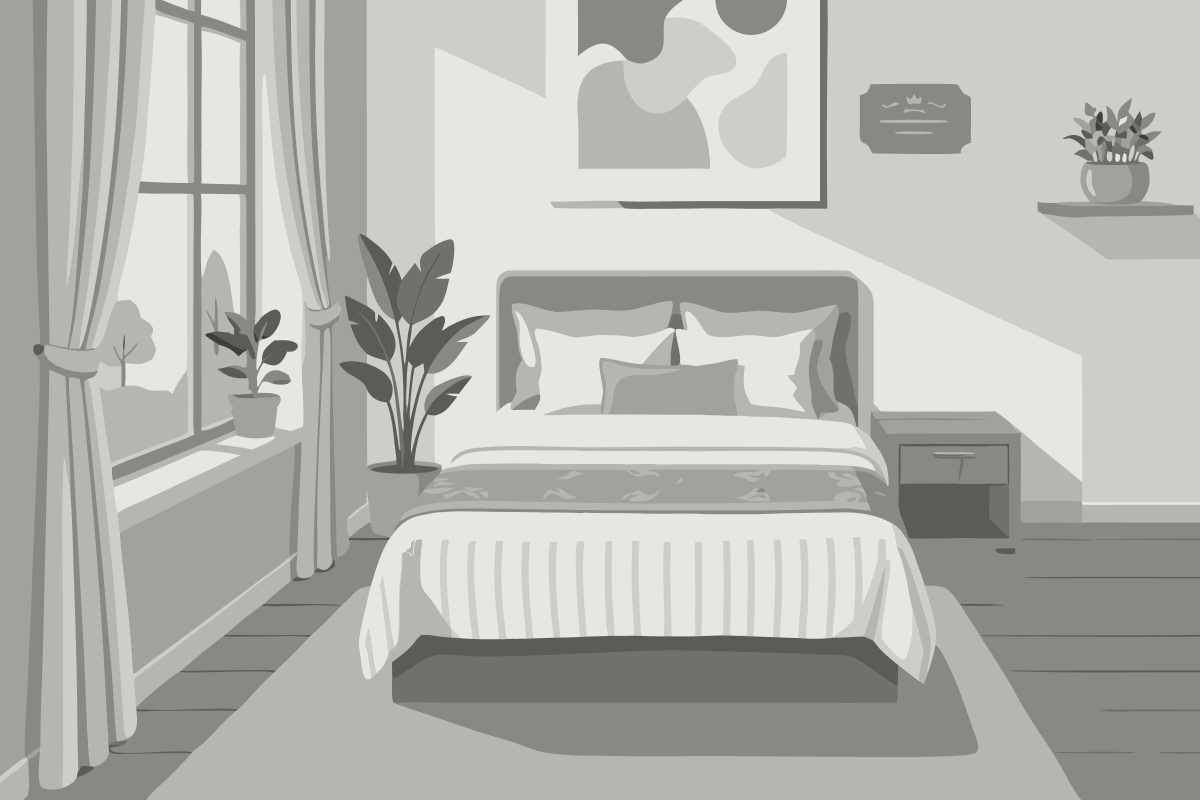 Cama em Beliche em Dormitório Masculino